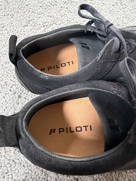 Piloti Icona Driving Shoes in Men\'s US Size 13 - Black Suede and Nubuck Leather main image 12